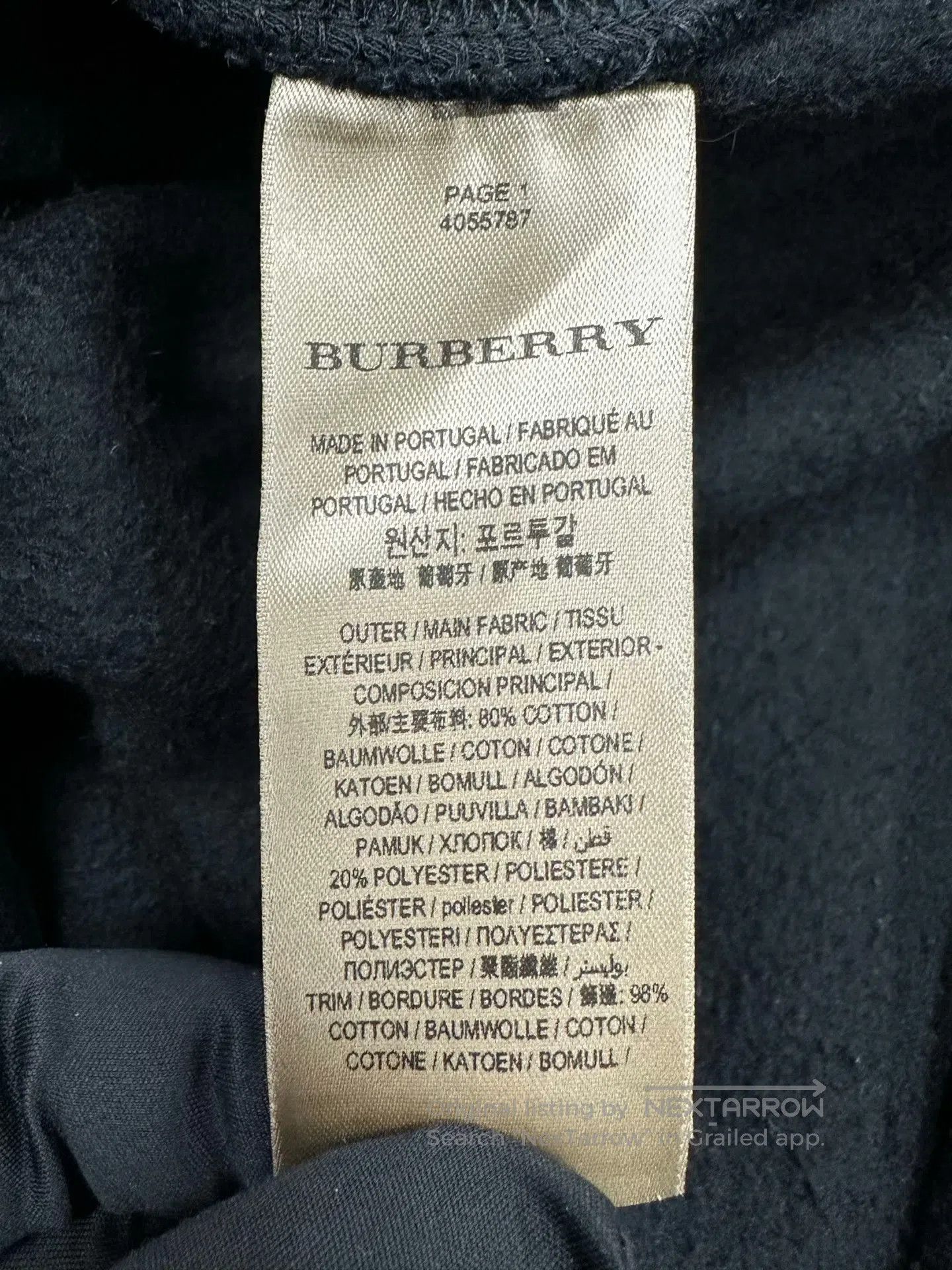 Burberry Burberry Black Back Embroidered Logo Cloak Cape| Size M / US 6-8 / IT 42-44 - 5 Thumbnail