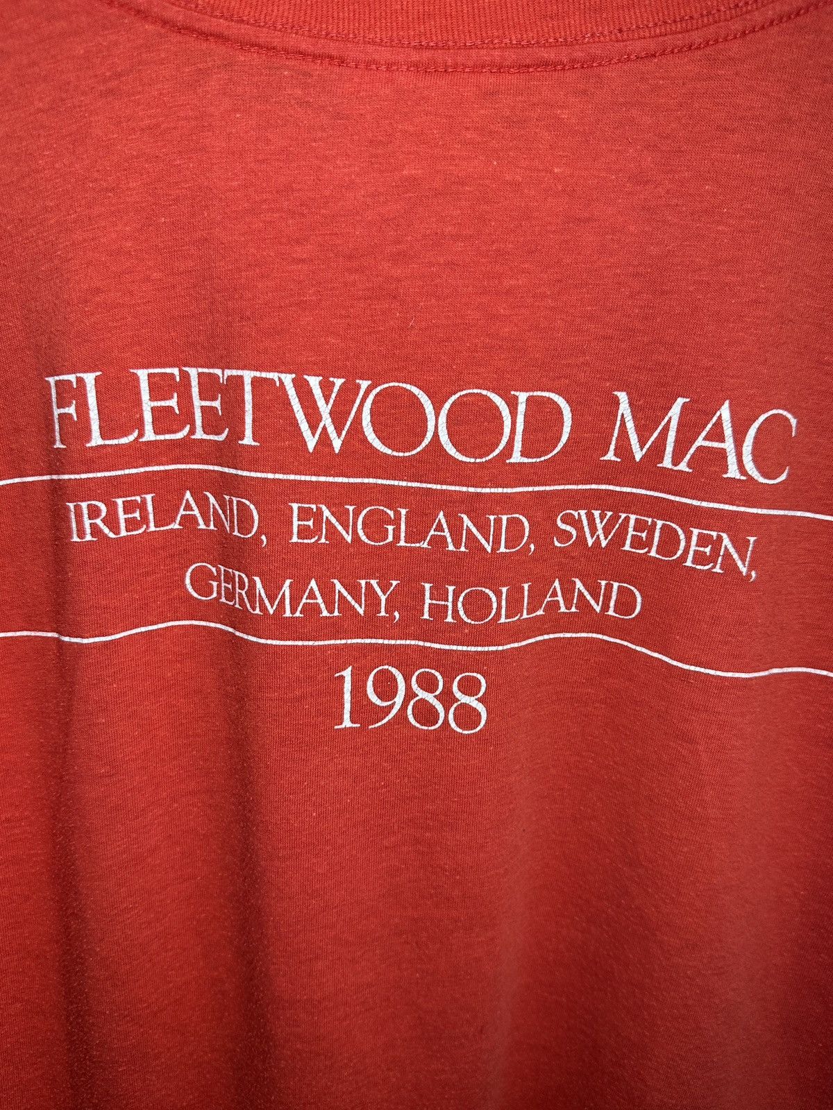 🔥Rare Vintage Fleetwood Mac Tour “1987-1988” Tee