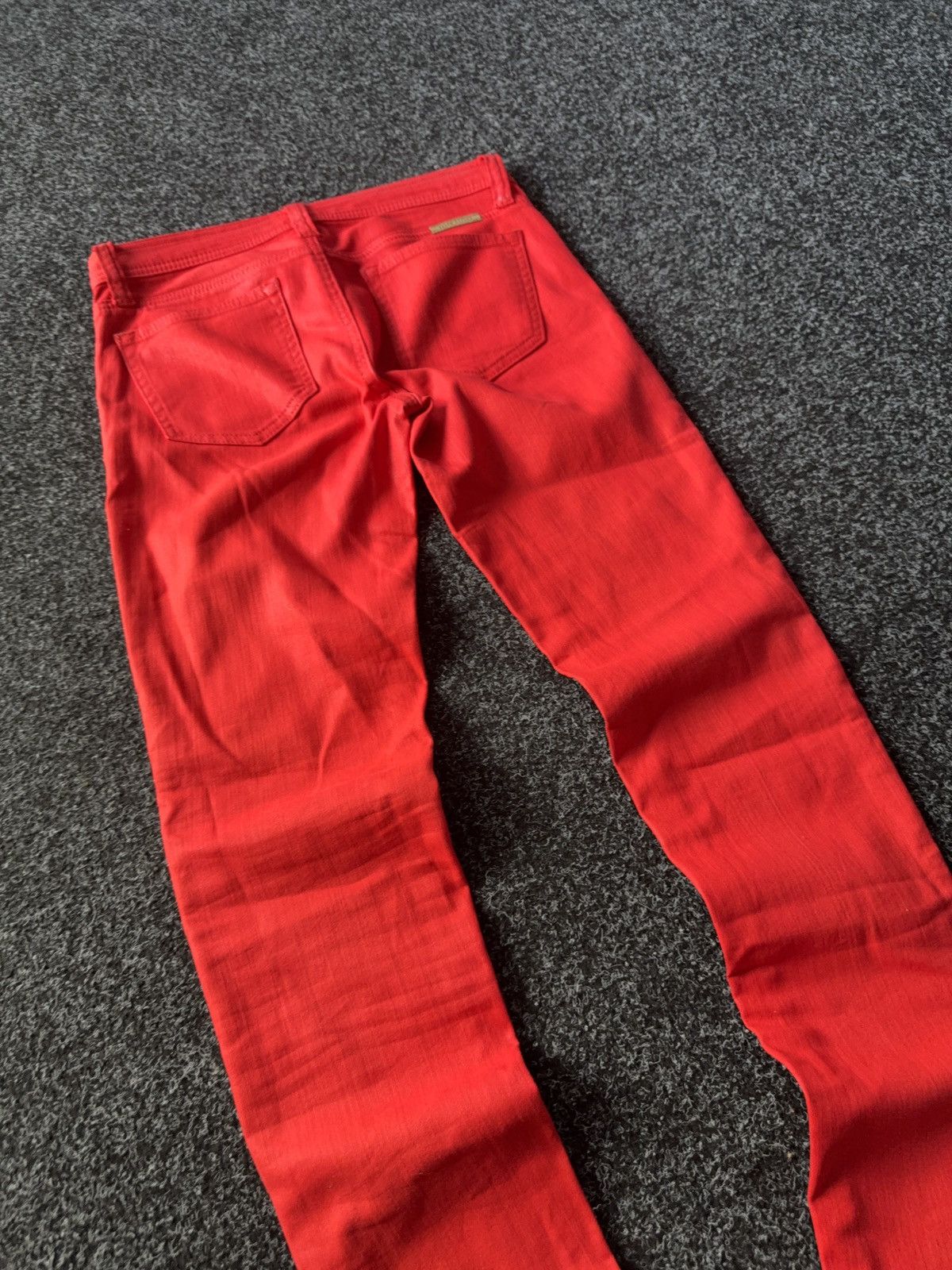 Polo Ralph Lauren × Vintage Ralph Lauren Red Courtlandt Skinny Jeans Y2K Rock Style Size 27" / US 4 / IT 40 - 13 Thumbnail