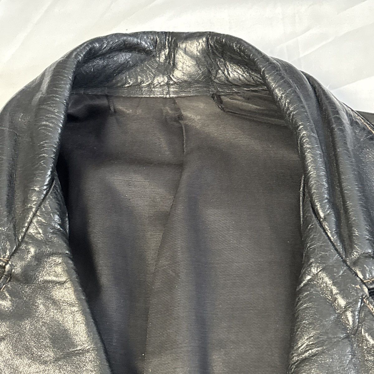 Other Vintage Langlitz Columbia Motorcycle Leather Jacket w/Belt Size US M / EU 48-50 / 2 - 17 Thumbnail