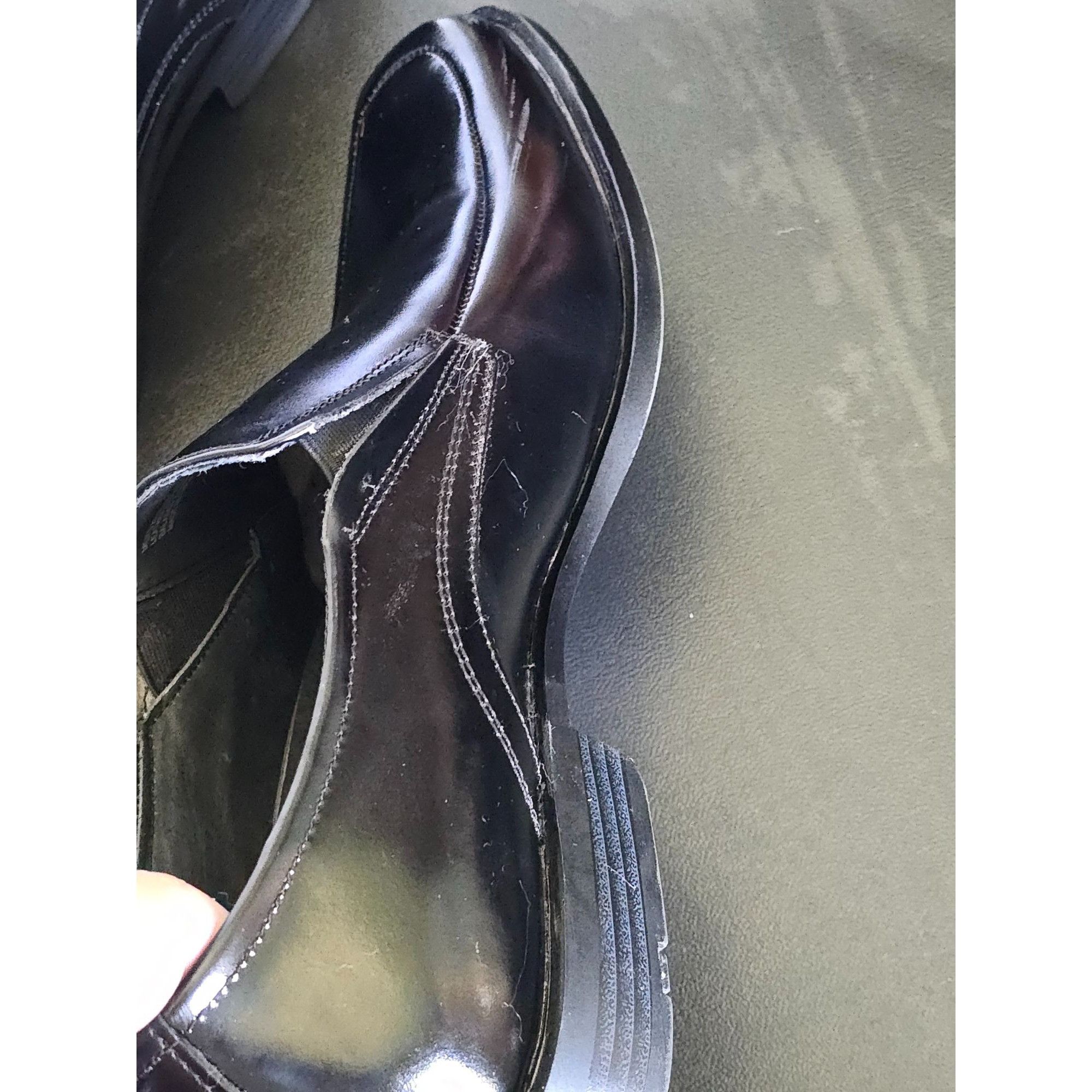 Stacy Adams Stacy Adams Mens Black Leather Slip-On loafers Dress Shoes Size US 8.5 / EU 41-42 - 7 Thumbnail