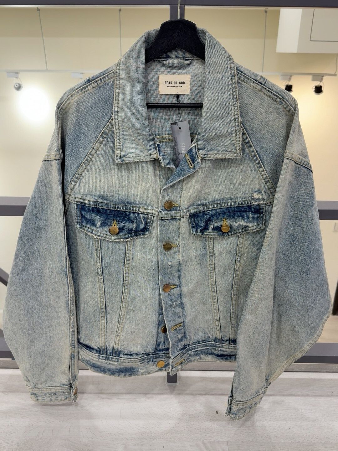 Fear of God Fear of God Denim Jacket Season Six Size US XL / EU 56 / 4 - 1 Thumbnail