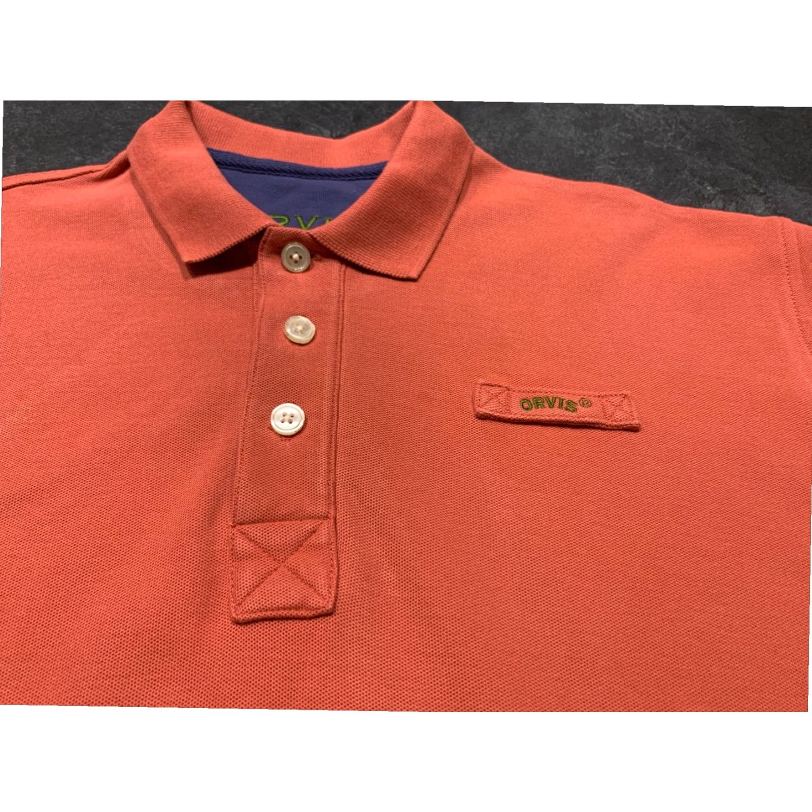 Orvis Orvis Signature Polo Shirt Red M Heavy Cotton Fishing Mens Short Sleeve Large Size US M / EU 48-50 / 2 - 6 Thumbnail