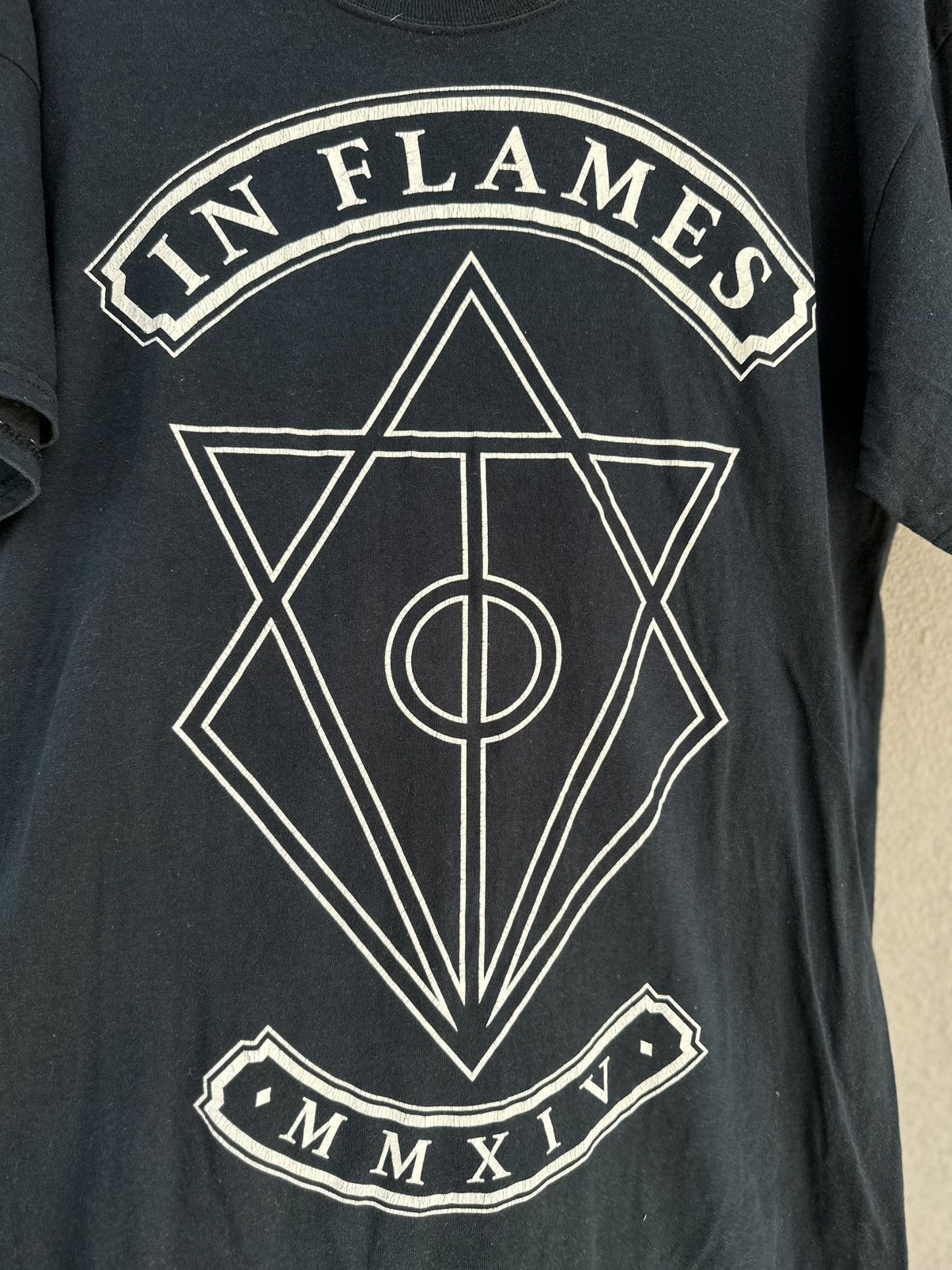 Band Tees Vintage In Flames Knotfest Japan Faded Grunge Tee Size US L / EU 52-54 / 3 - 4 Thumbnail