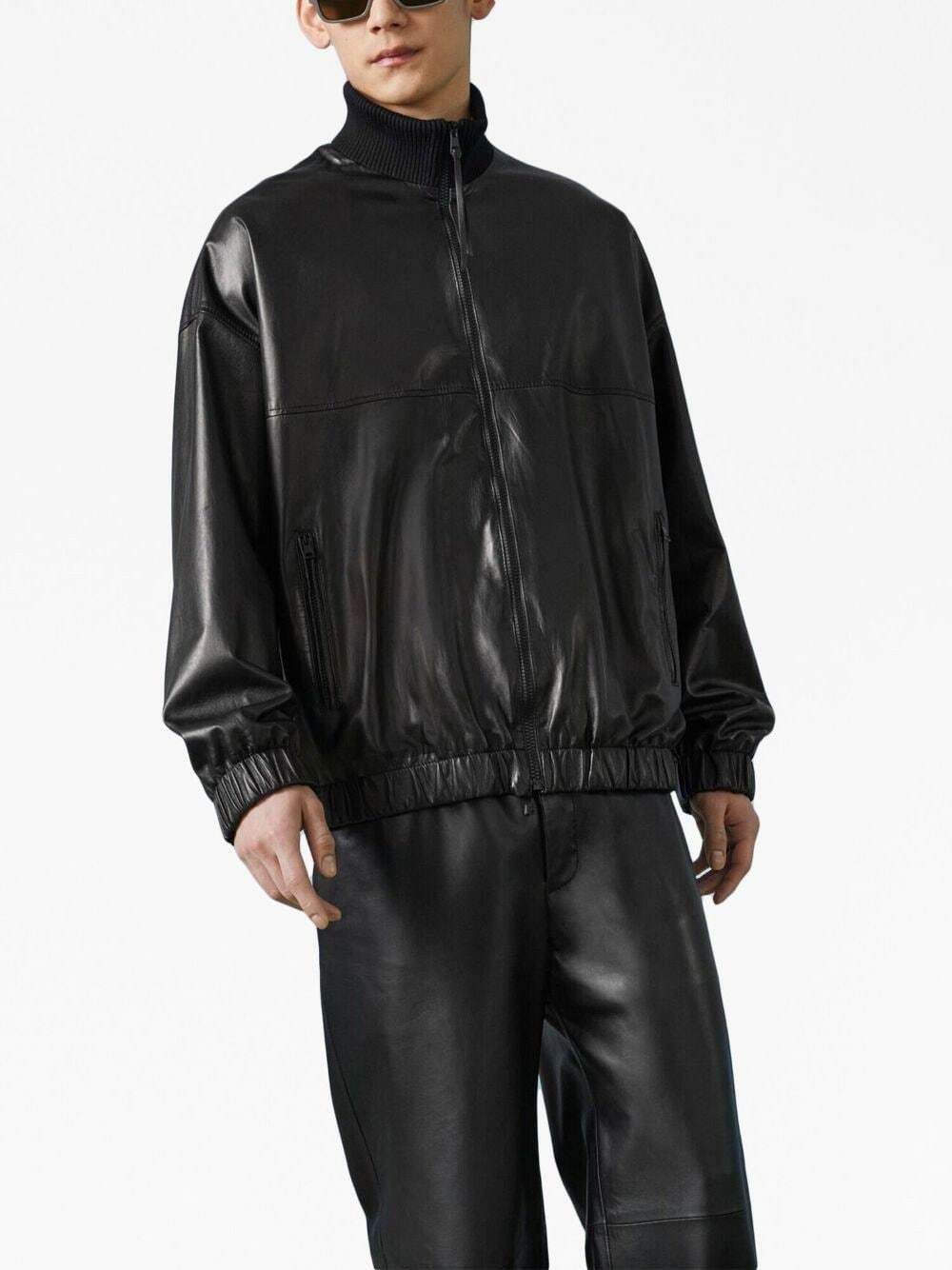 Gucci o1s1wg110725 Leather Jacket in Black Size US L / EU 52-54 / 3 - 5 Thumbnail