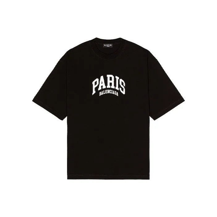 Balenciaga Balenciaga Balenciaga SS22 Paris Logo Cotton TShirt -2507 Size US XS / EU 42 / 0 - 1 Thumbnail