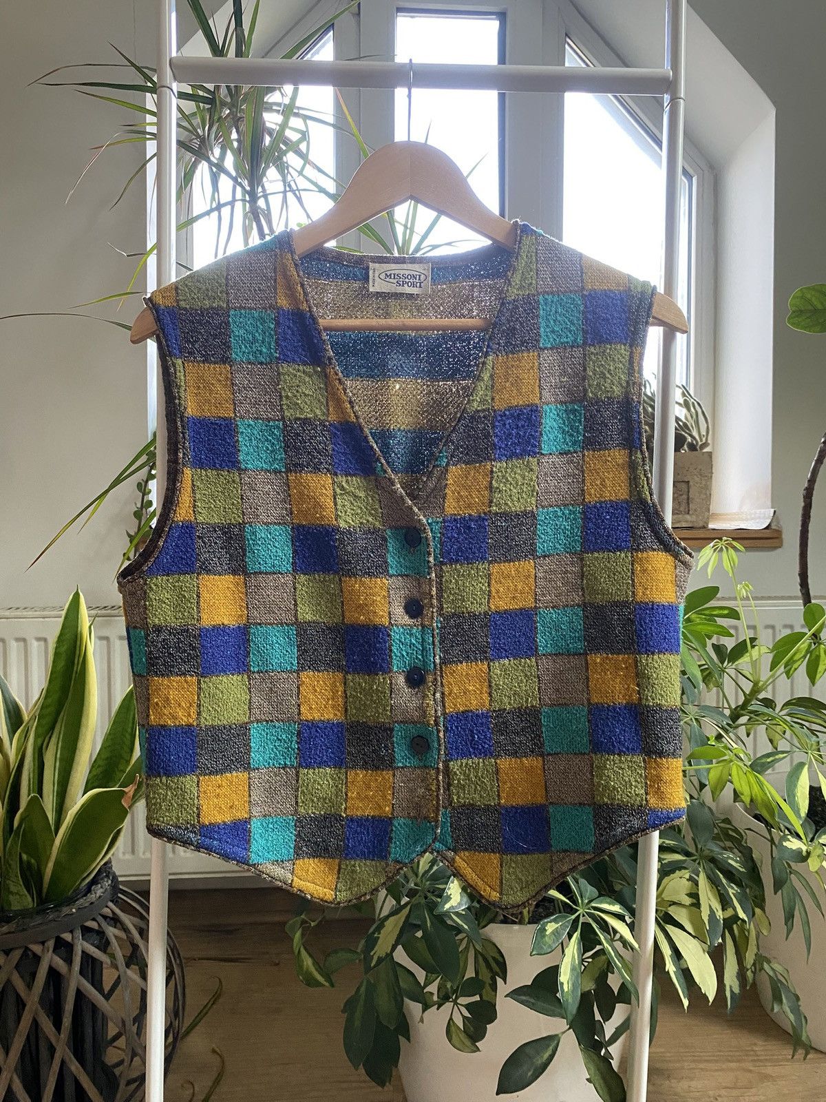 Missoni × Vintage VINTAGE MISSONI WOOL VEST Size L / US 10 / IT 46 - 1 Thumbnail