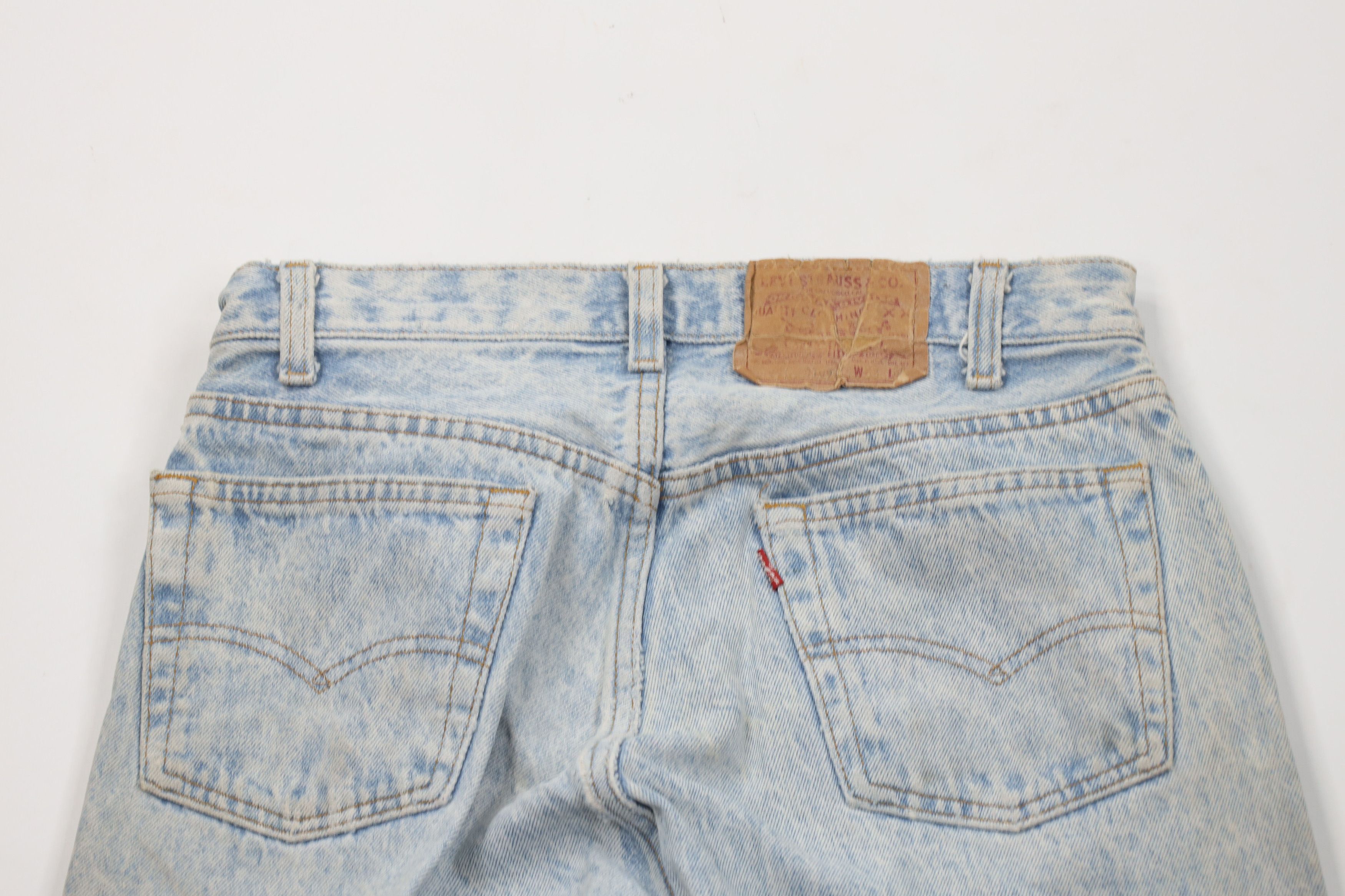 Levi's Vintage 80s Levis 501xx Wash Button Fly Original Jeans USA Size US 29 - 13 Thumbnail