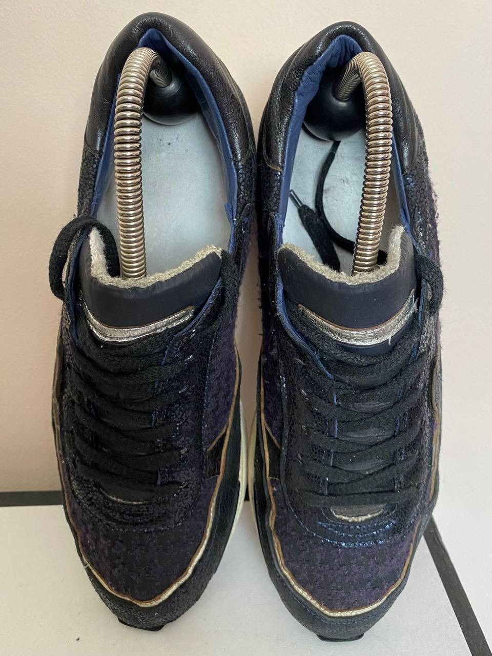 Philippe Model Philippe Model Sneakers Leather Midnight Blue Size US 10 / IT 40 - 5 Thumbnail