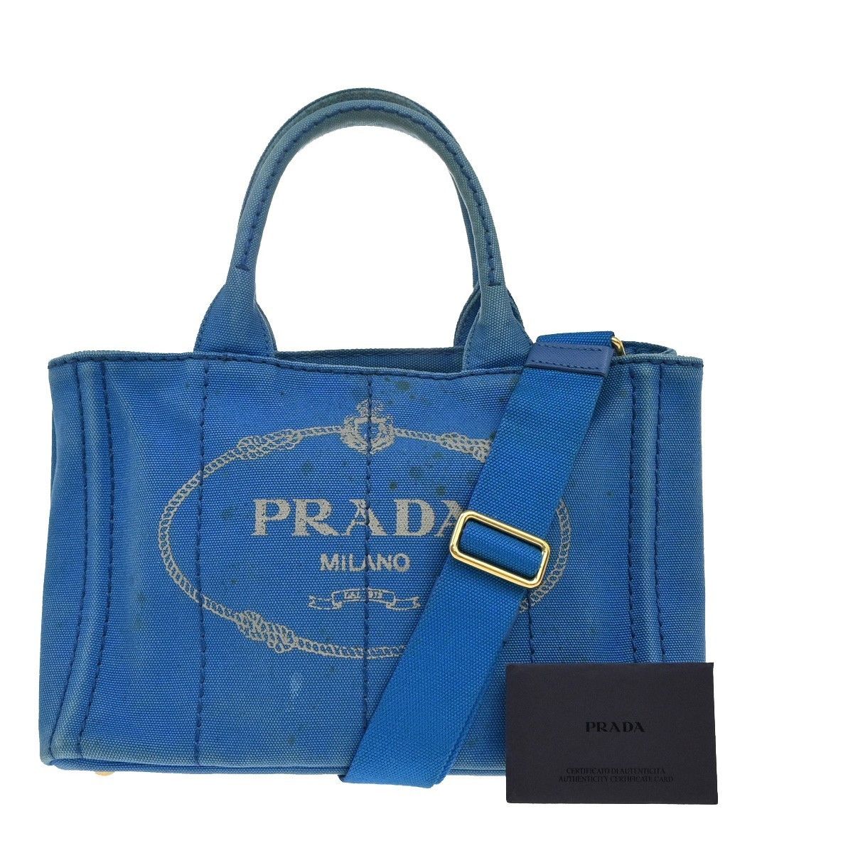 Prada Prada Canapa Convertible Tote Canvas Size ONE SIZE - 1 Thumbnail