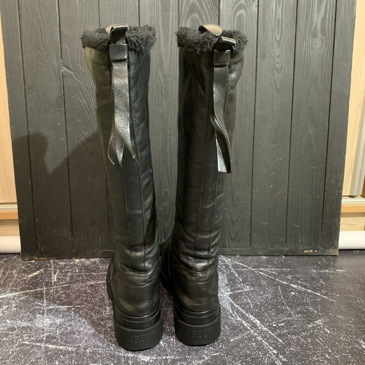 RED Valentino RED VALENTINO Women’s Warm Leather Boots Size 40 EU Size US 10 / IT 40 - 6 Thumbnail