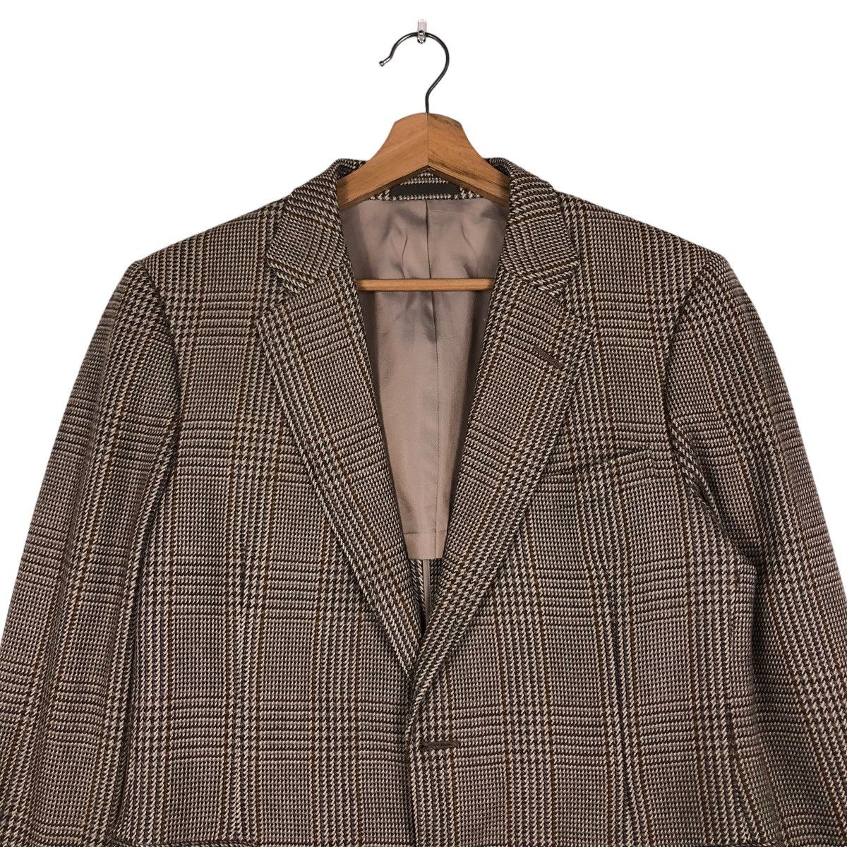Burberry 🔥VINTAGE BURBERRYS NOVA CHECK WOOL JACKET DOUBLE COLLAR Size US M / EU 48-50 / 2 - 5 Thumbnail