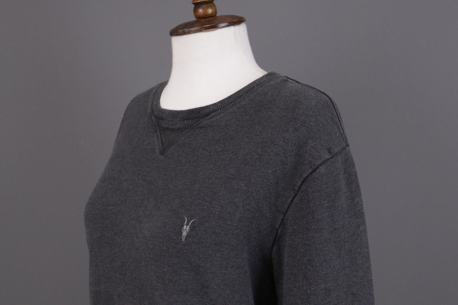 Allsaints AllSaints Wilde Crew Gray Knit Long Sleeve Sweater Size S Size US S / EU 44-46 / 1 - 9 Thumbnail