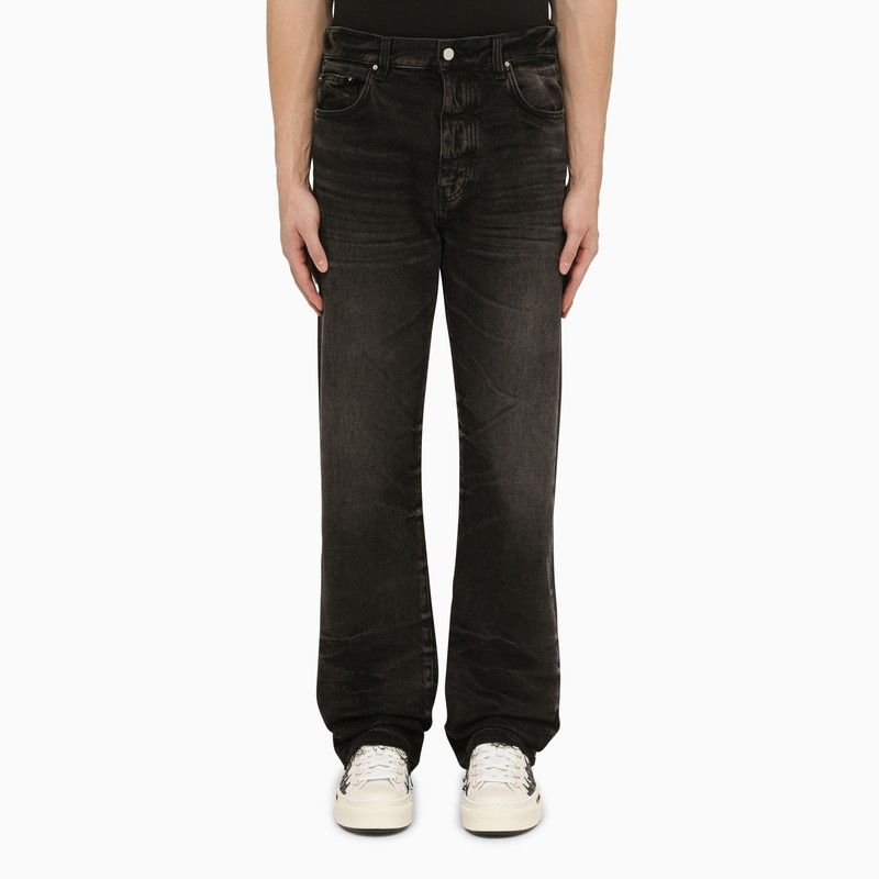 Image of Amiri Black Washed Denim Jeans, Men's (Size 31)