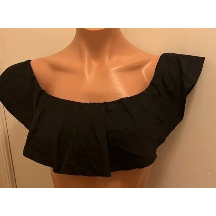 Trina Turk Trina Turk Off Shoulder Ruffle Bandeau Bikini Top Size XL / US 12-14 / IT 48-50 - 2 Thumbnail