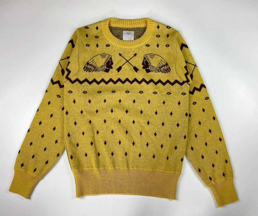 VISVIM 17AW VNTG NATIVE JACQUARD KNIT