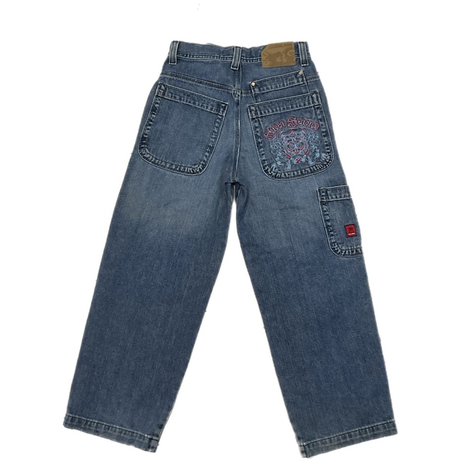 JNCO JNCO Embroidered Carpenter Blue Denim Jeans Size US 28 / EU 44 - 2 Thumbnail