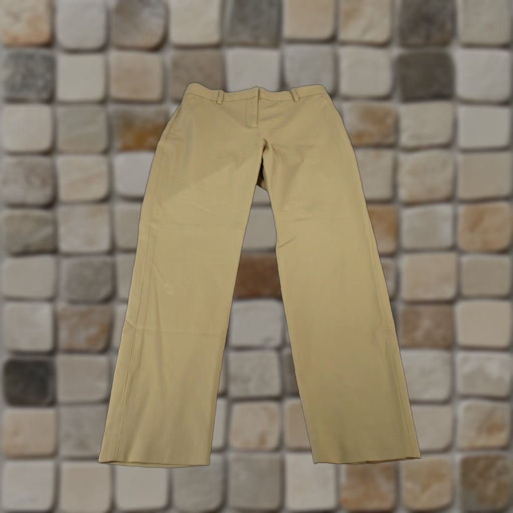 Theory Theory Dress Pants Womens 4 Beige Slim Fit Tapered Professional Slacks Size 27" / US 4 / IT 40 - 1 Thumbnail
