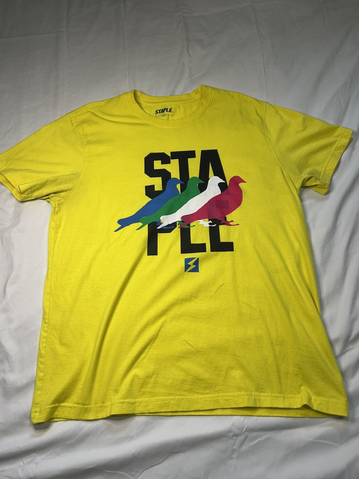 Staple YELLOW STAPLE TEE Size US XL / EU 56 / 4 - 1 Thumbnail