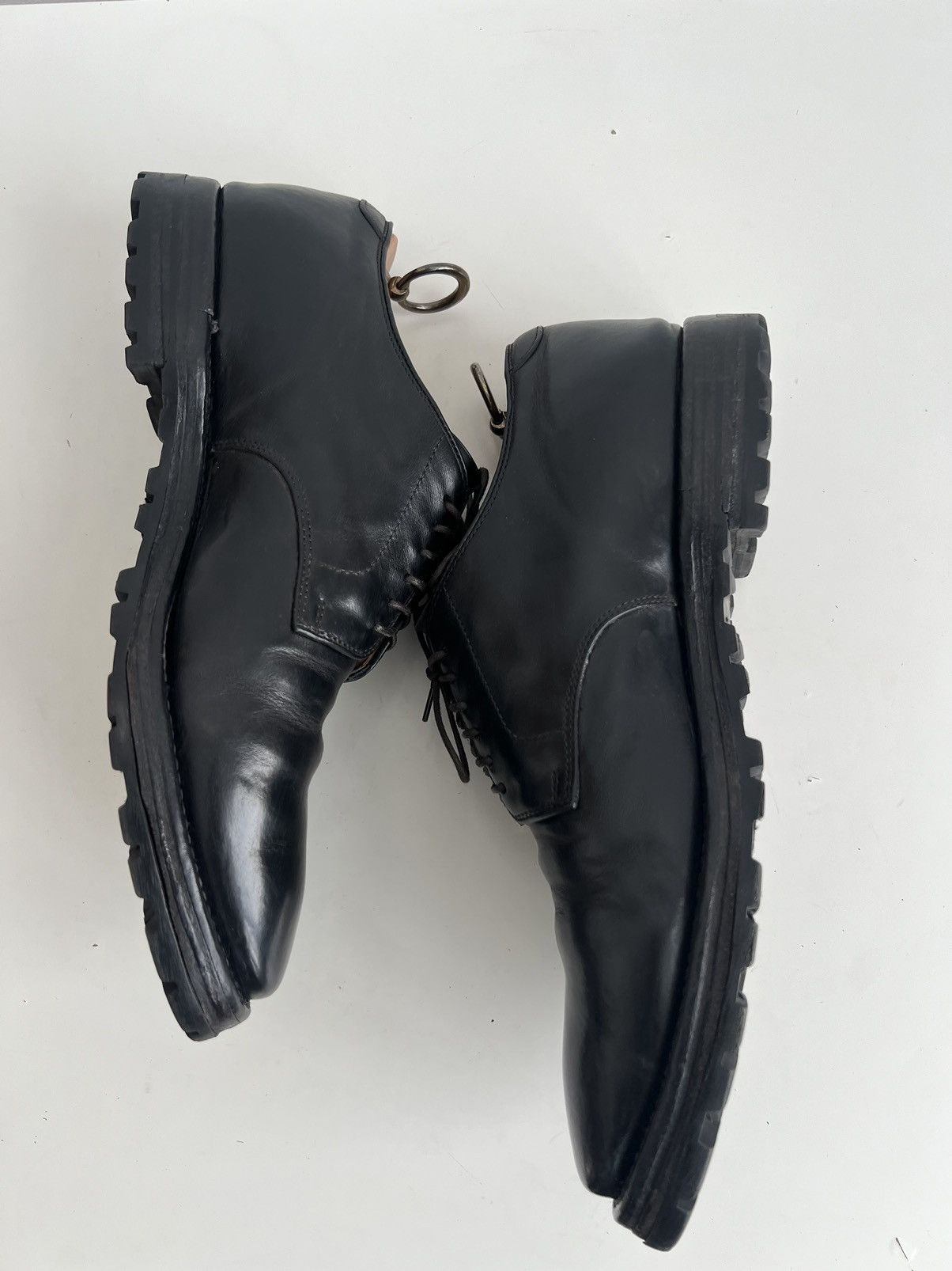 Officine Creative 🔥Officine Creative Aspen 001 Leather Derby Boots Black Size US 10.5 / EU 43-44 - 14 Thumbnail