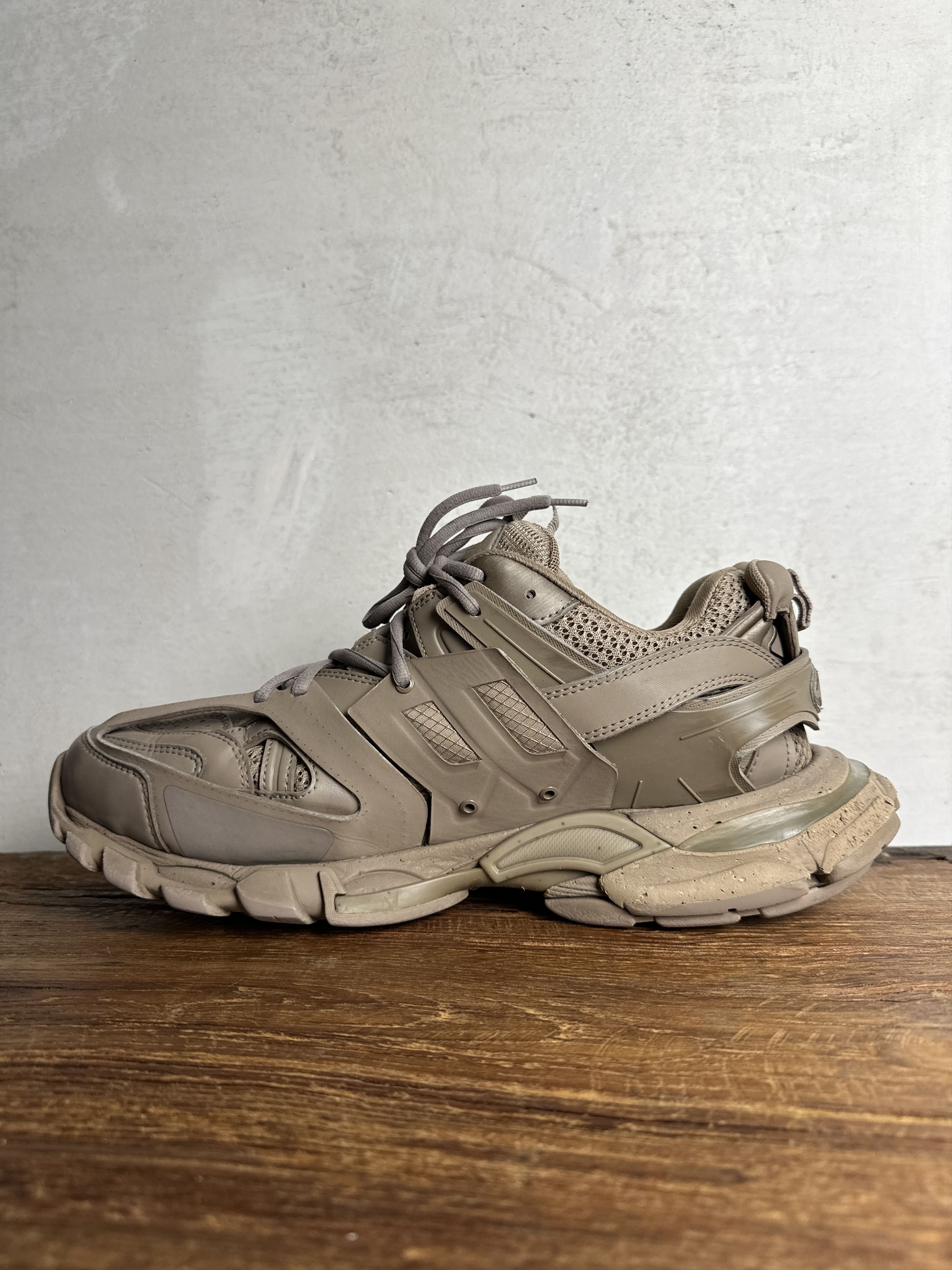 Balenciaga Balenciaga Track Full Beige Recycled Sneakers Size US 11 / EU 44 - 3 Thumbnail