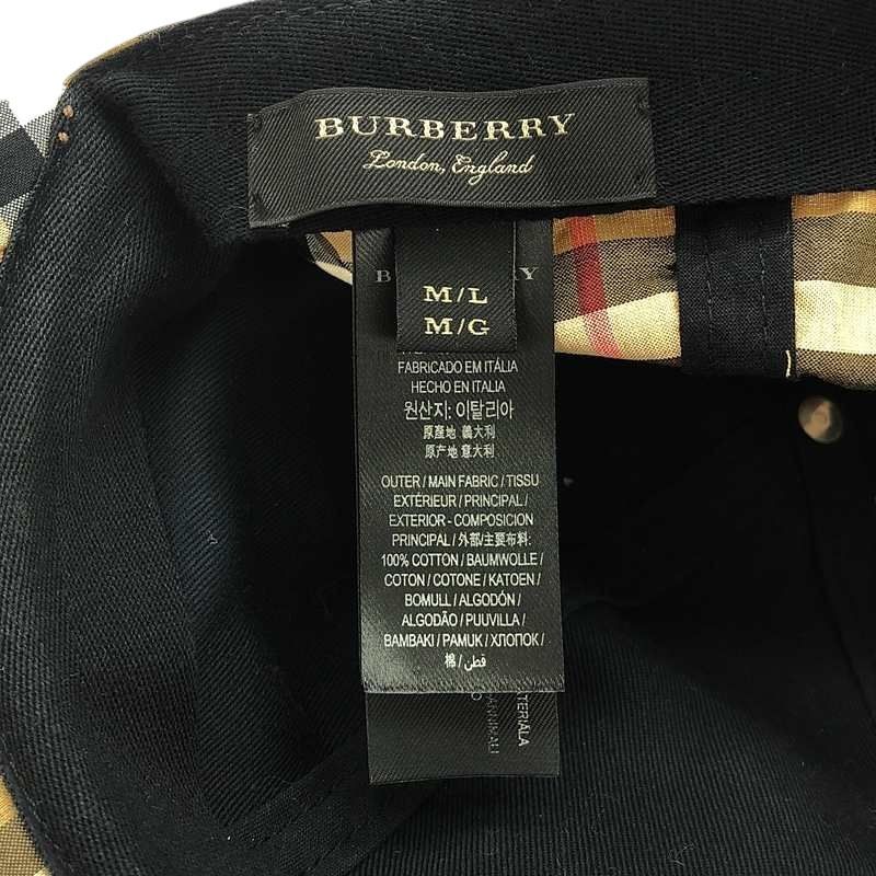 Burberry Burberry - M Nova Check Baseball Cap Brown Vintage Size ONE SIZE - 4 Thumbnail