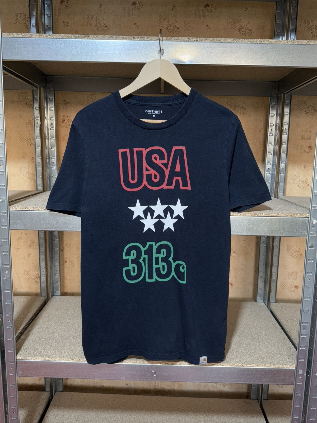 Carhartt × Carhartt Wip Rare Carhartt WIP USA Stars 313 Outdoor T-Shirt Y2K Hype Size US M / EU 48-50 / 2 - 1 Thumbnail