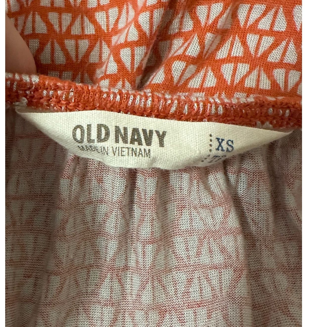 Old Navy Old Navy orange cream casual top size XS Size XS / US 0-2 / IT 36-38 - 3 Thumbnail