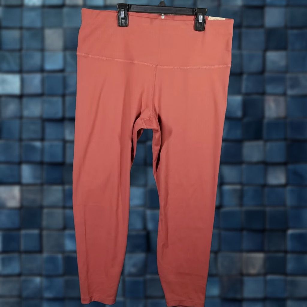 Nike Nike Yoga Womens 1X Leggings Canyon Rust NEW Size 40" / US 18 - 1 Thumbnail