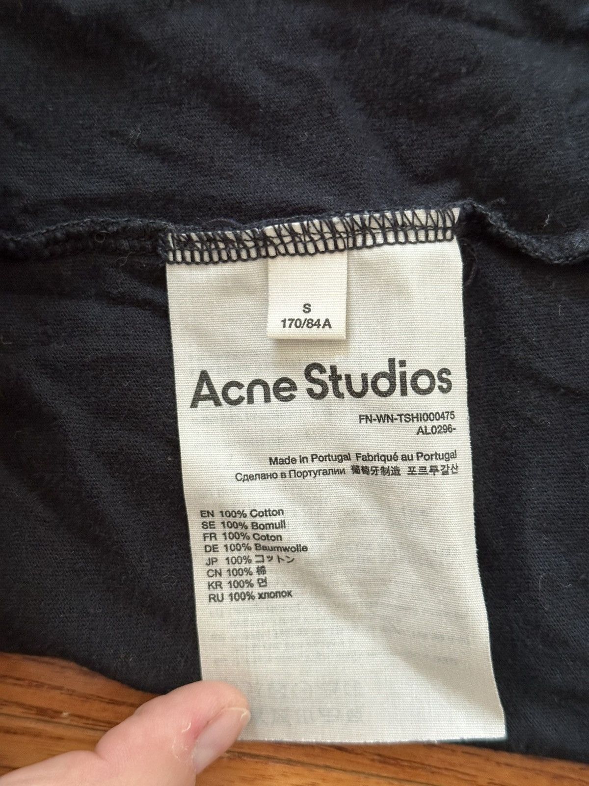 Acne Studios Acne Studios Oversized Graphic Tee Size US S / EU 44-46 / 1 - 3 Thumbnail