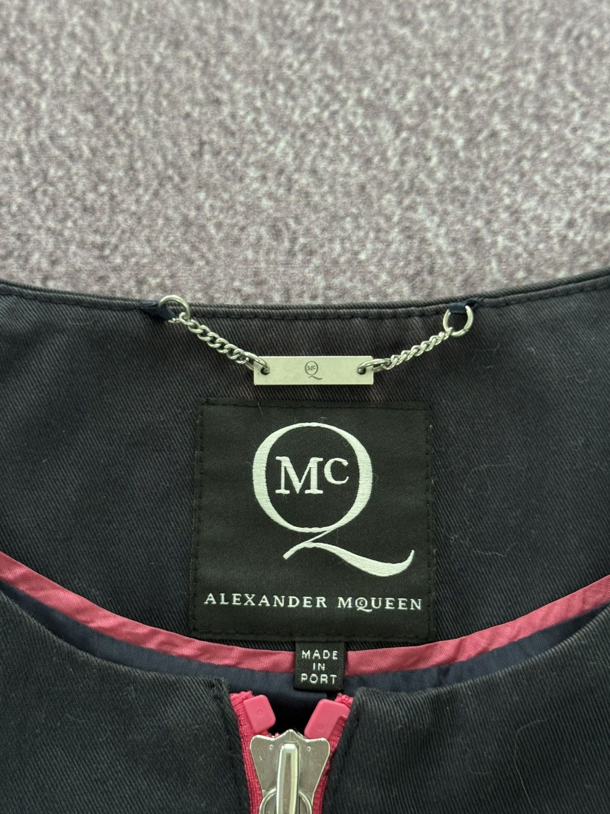 Alexander McQueen Alexander Mcqueen Luxury Vintage Zip Up Blazer Size XS / US 0-2 / IT 36-38 - 7 Thumbnail