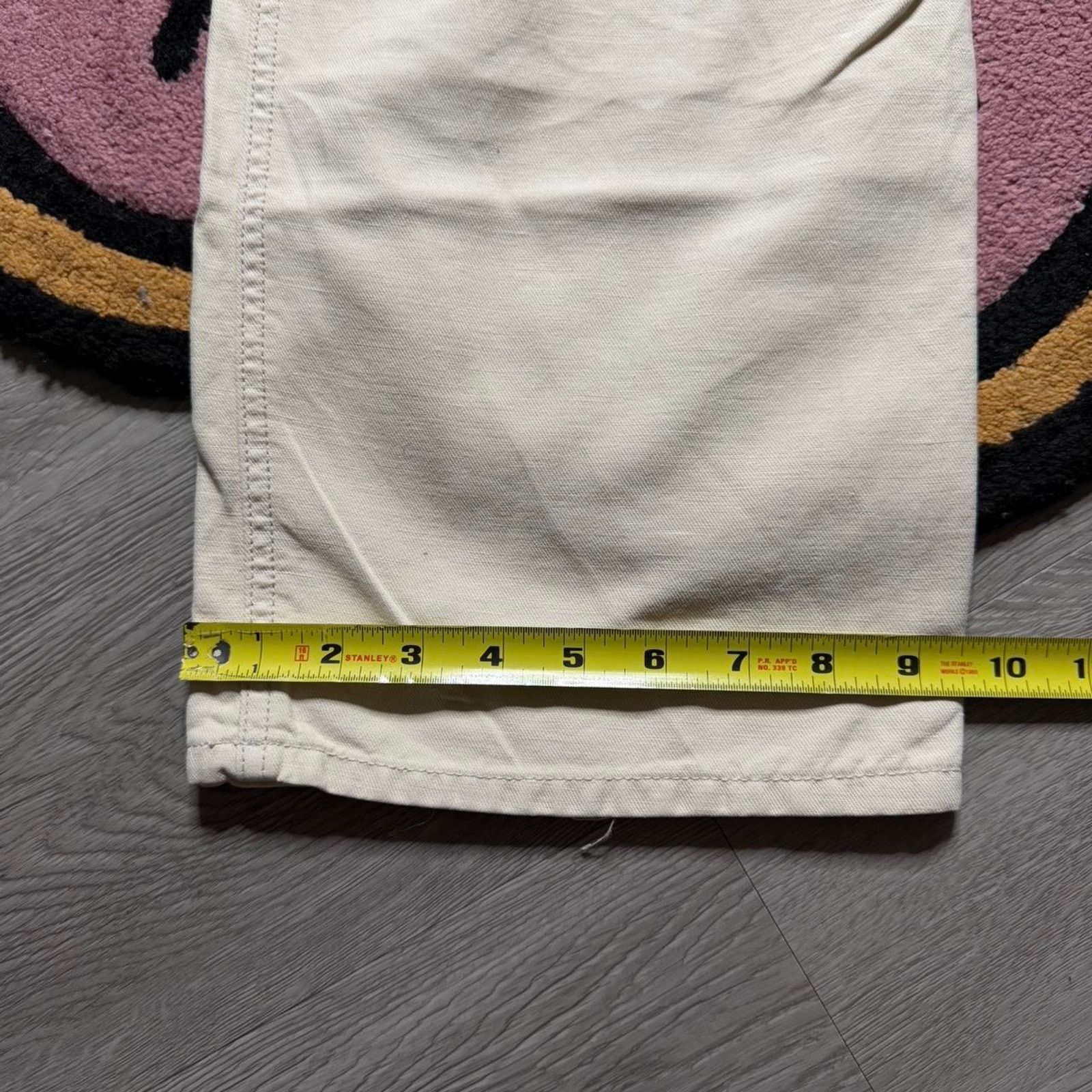 G-Star G-Star Raw Elwood Loose Fit Pants Size 34x34 White Cream Size US 34 / EU 50 - 6 Thumbnail