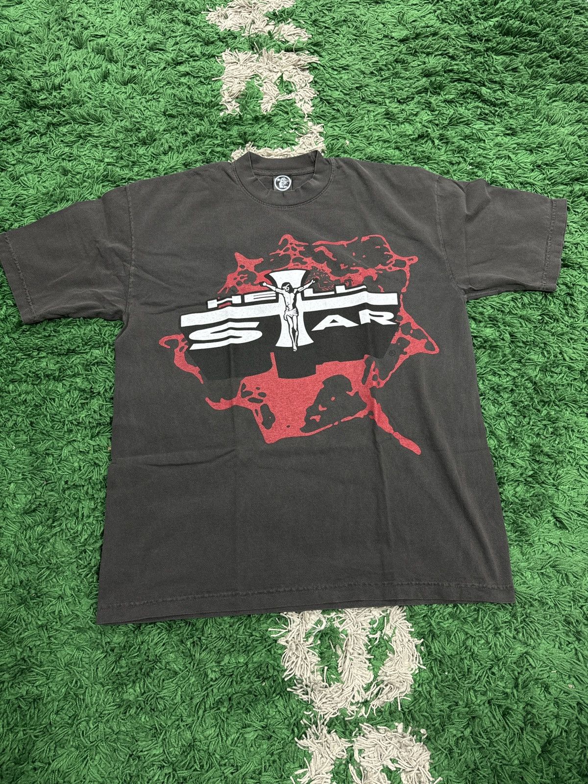 Hellstar jesus grey Tee