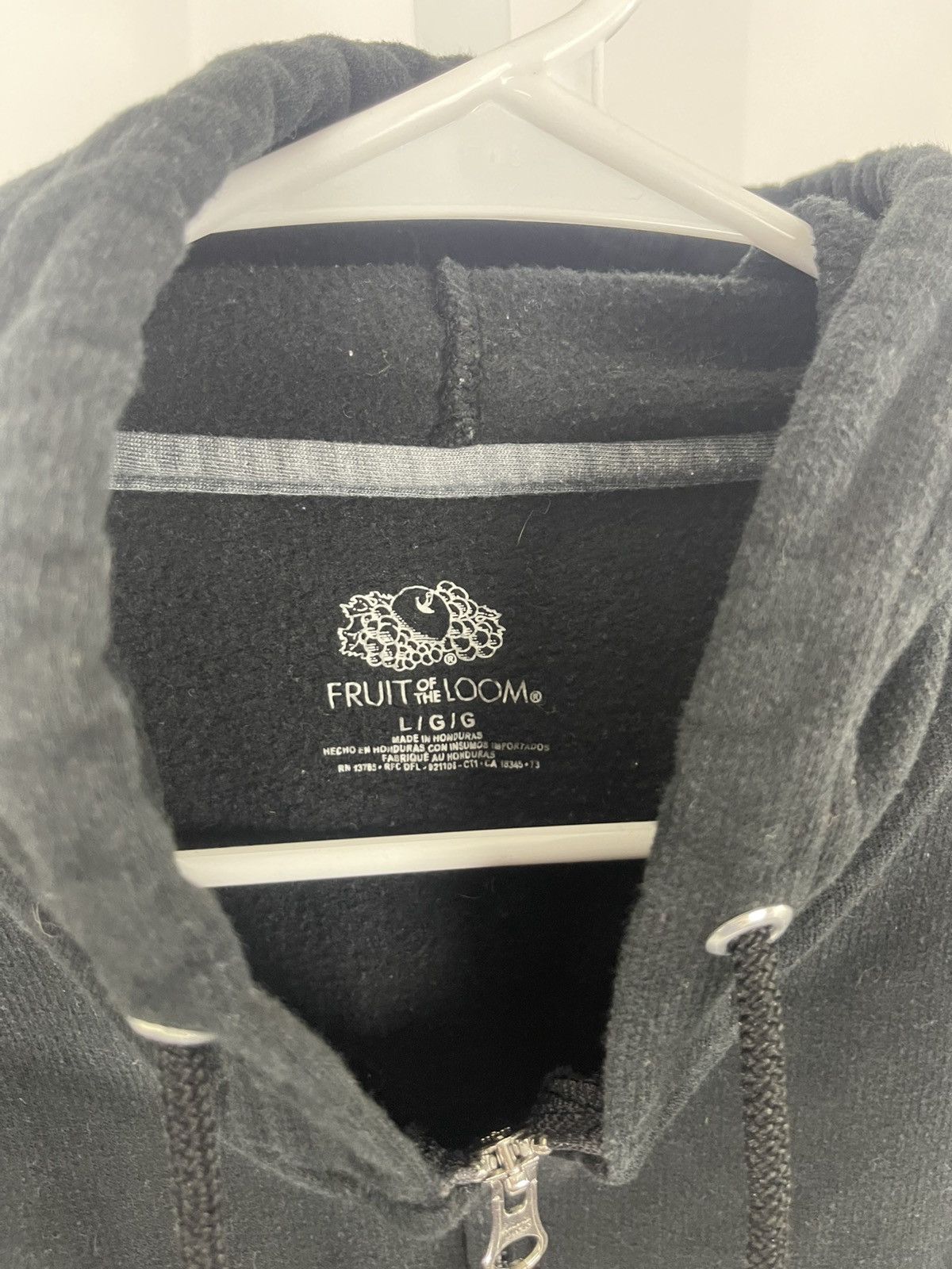 Fruit Of The Loom Vintage x streetwear zip up jacket Size US L / EU 52-54 / 3 - 4 Thumbnail