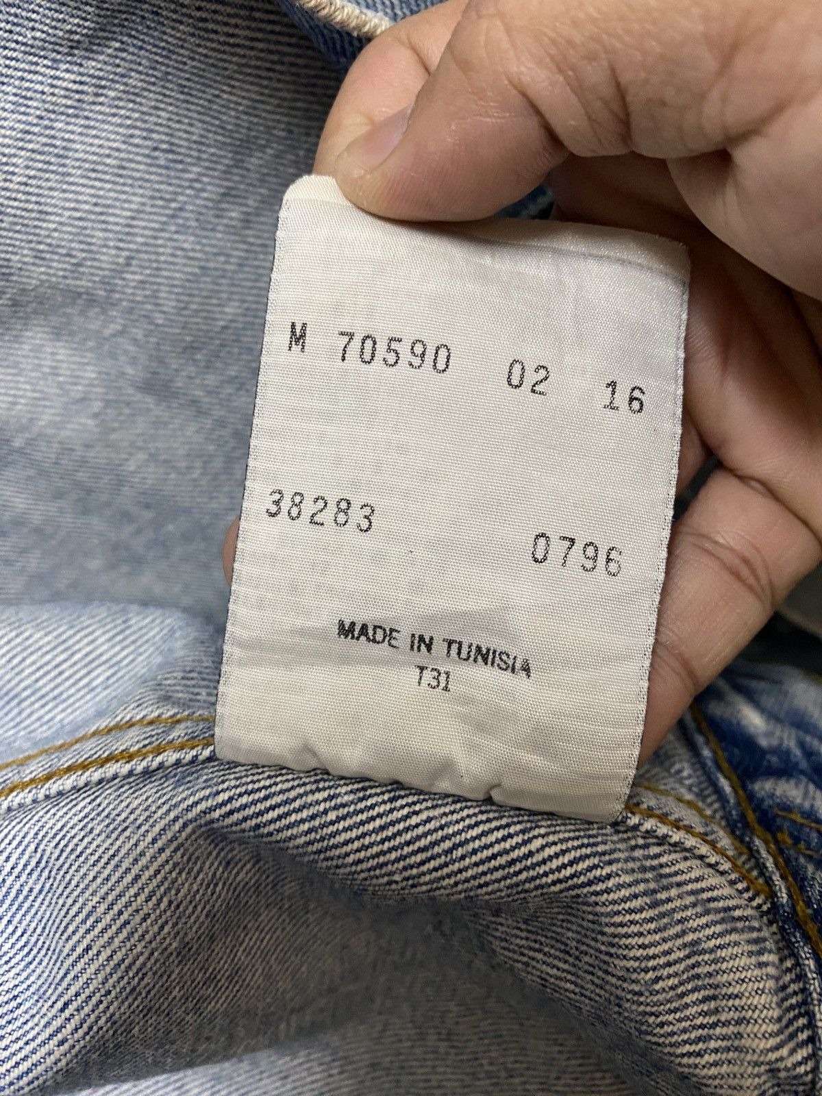 Levi's Vintage Clothing Levi's Faded Denim Jaket Size US XS / EU 42 / 0 - 16 Thumbnail