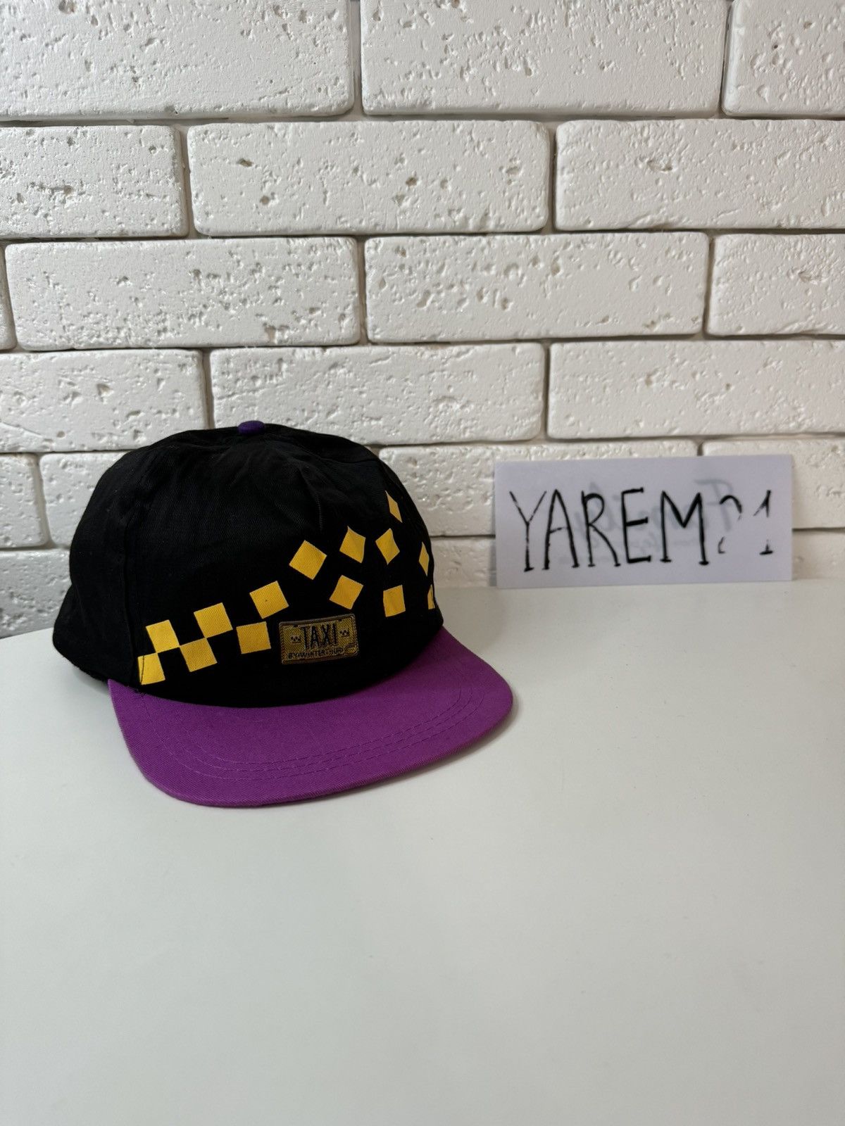 Vintage Taxi vintage cap hat Size ONE SIZE - 1 Thumbnail