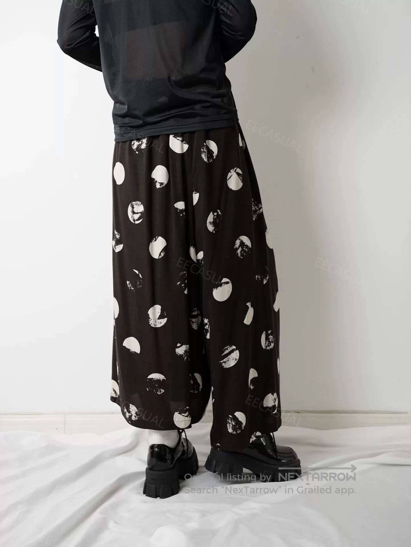 Yashi Yamamuri Yohji Yamamoto Asymmetrical Wide Leg Pants. Size 25" / US 0 / IT 36 - 4 Thumbnail