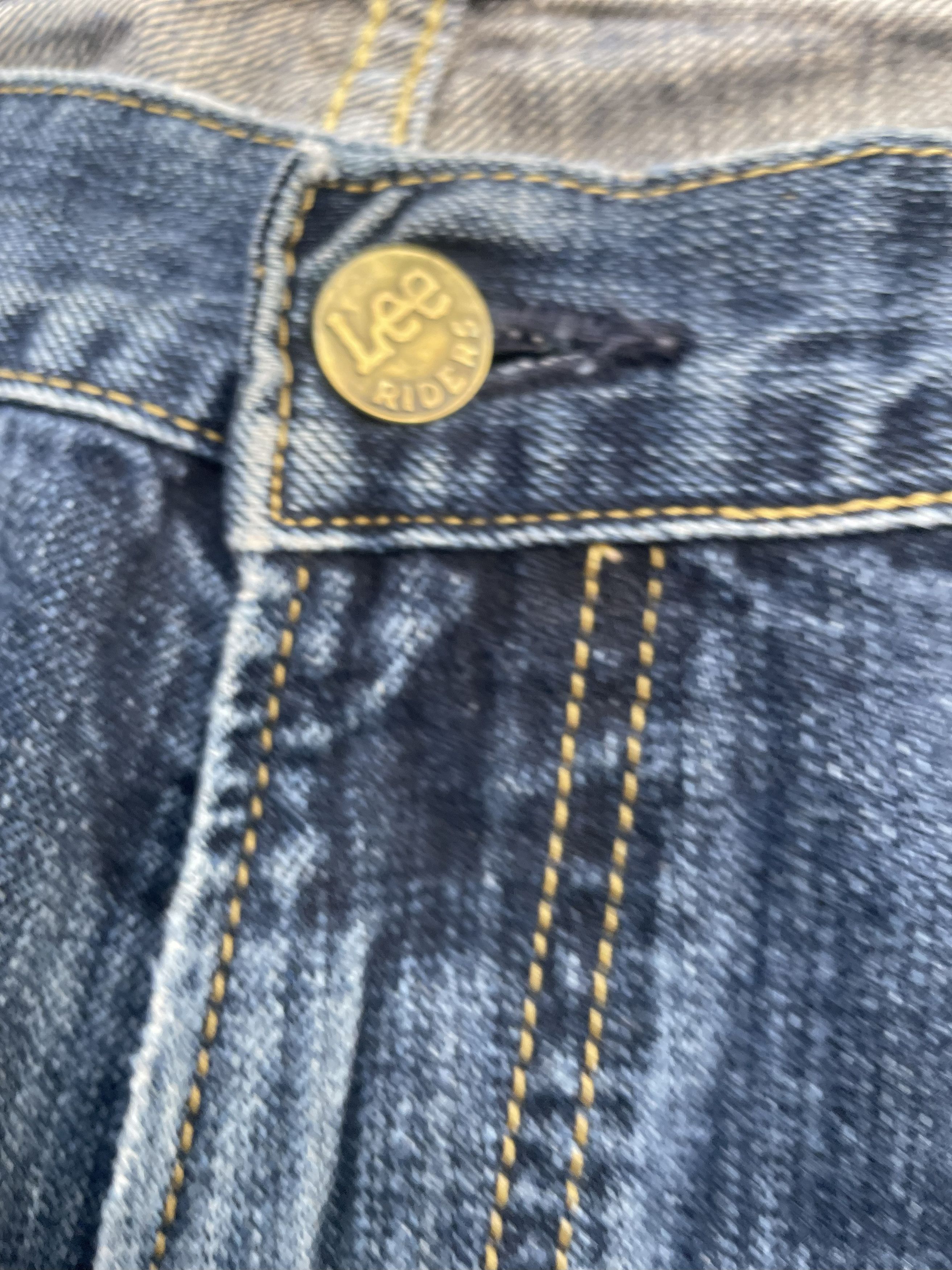 Lee Lee Riders Flare Side Pocket Denim Size US 35 - 10 Thumbnail