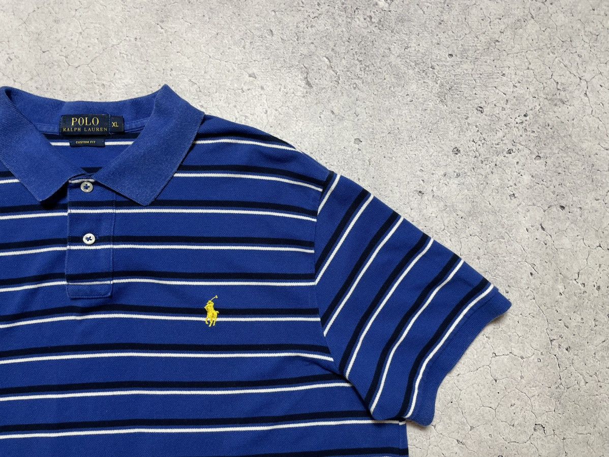 Polo Ralph Lauren × Vintage Vintage Polo T-Shirt Striped Polo Ralph Lauren Y2K Size US XL / EU 56 / 4 - 4 Thumbnail