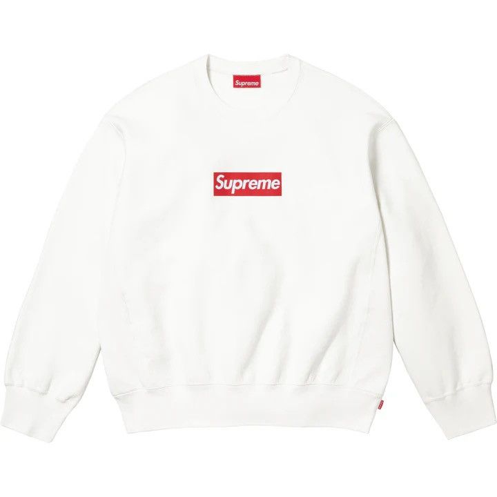 Supreme Supreme Washed Box Logo Crewneck Size US XXL / EU 58 / 5 - 1 Thumbnail