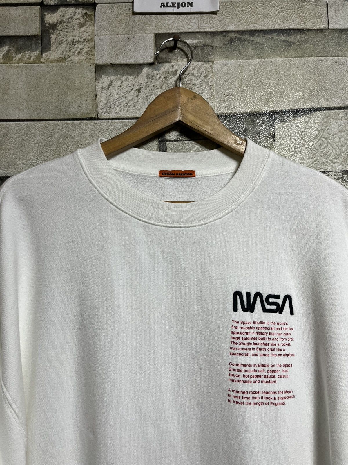 Heron Preston HERON PRESTON NASA PRINTED SWEATSHIRT Size US M / EU 48-50 / 2 - 4 Thumbnail