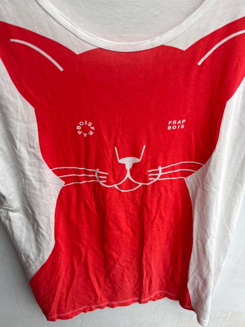 Frapbois Frapbois x Issey Miyake Red Cat Tee Size US S / EU 44-46 / 1 - 2 Thumbnail