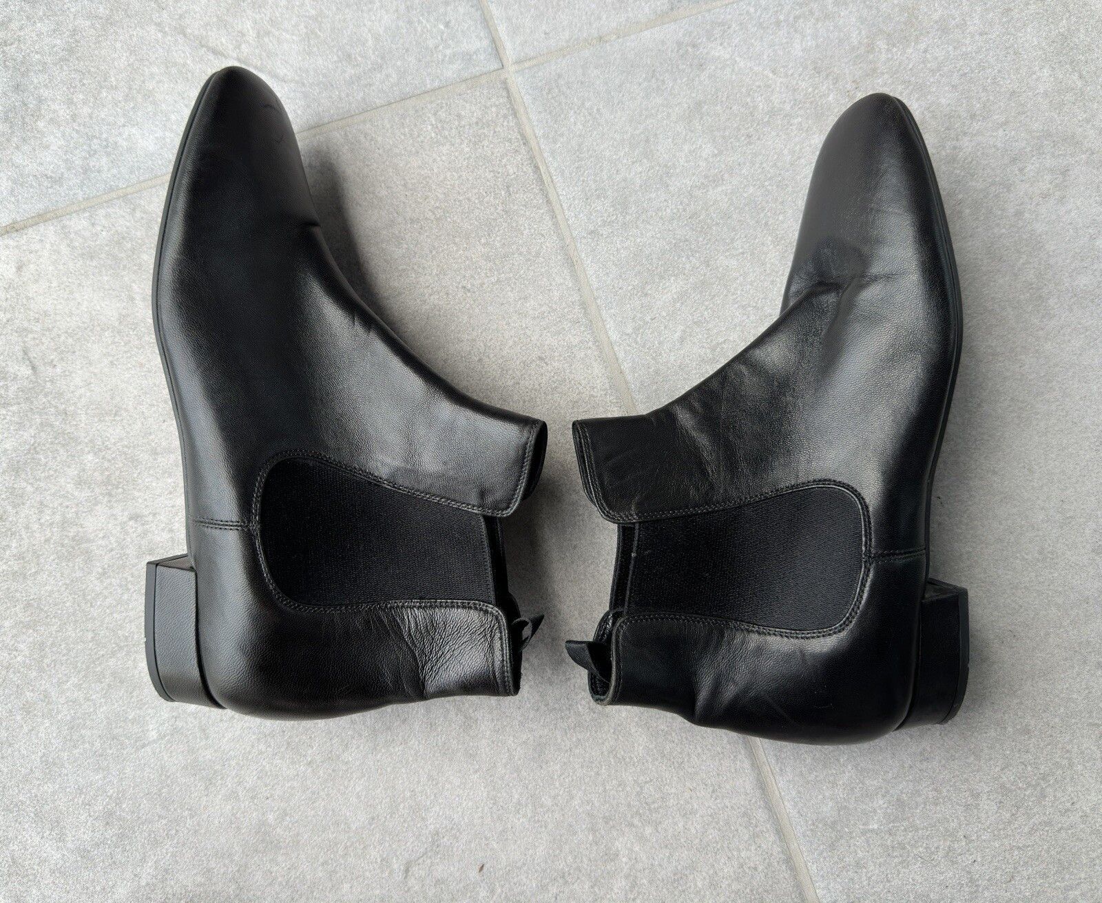 Prada Vintage Prada Women’s Ankle Chelsea Leather Classic Boots Size US 9.5 / IT 39.5 - 4 Thumbnail