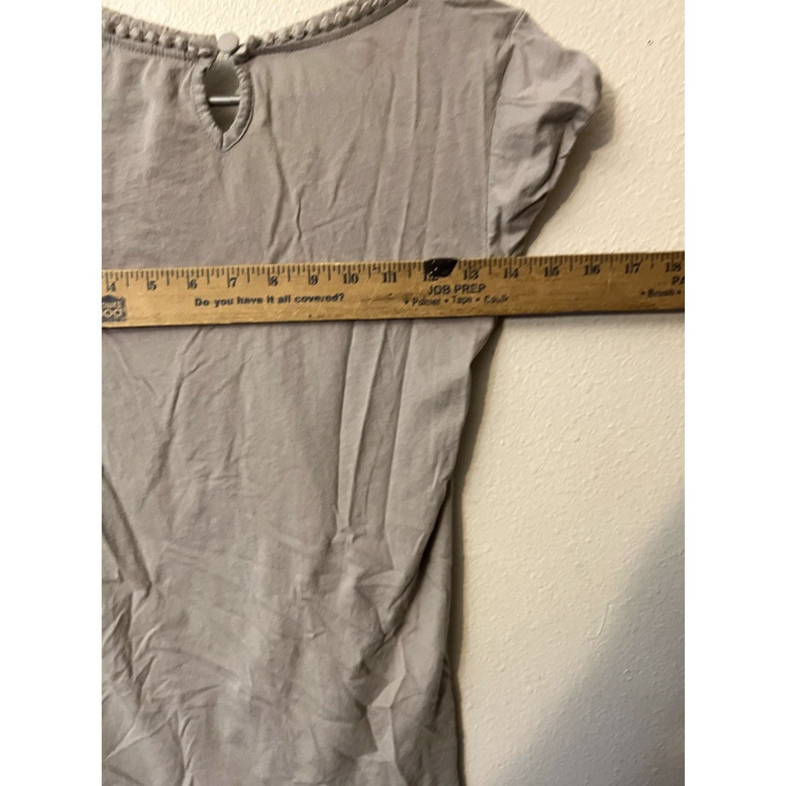 H&M H&M Shirt SIze Small Gray Cap Sleeve Scoop Neck Women Size S / US 4 / IT 40 - 4 Thumbnail