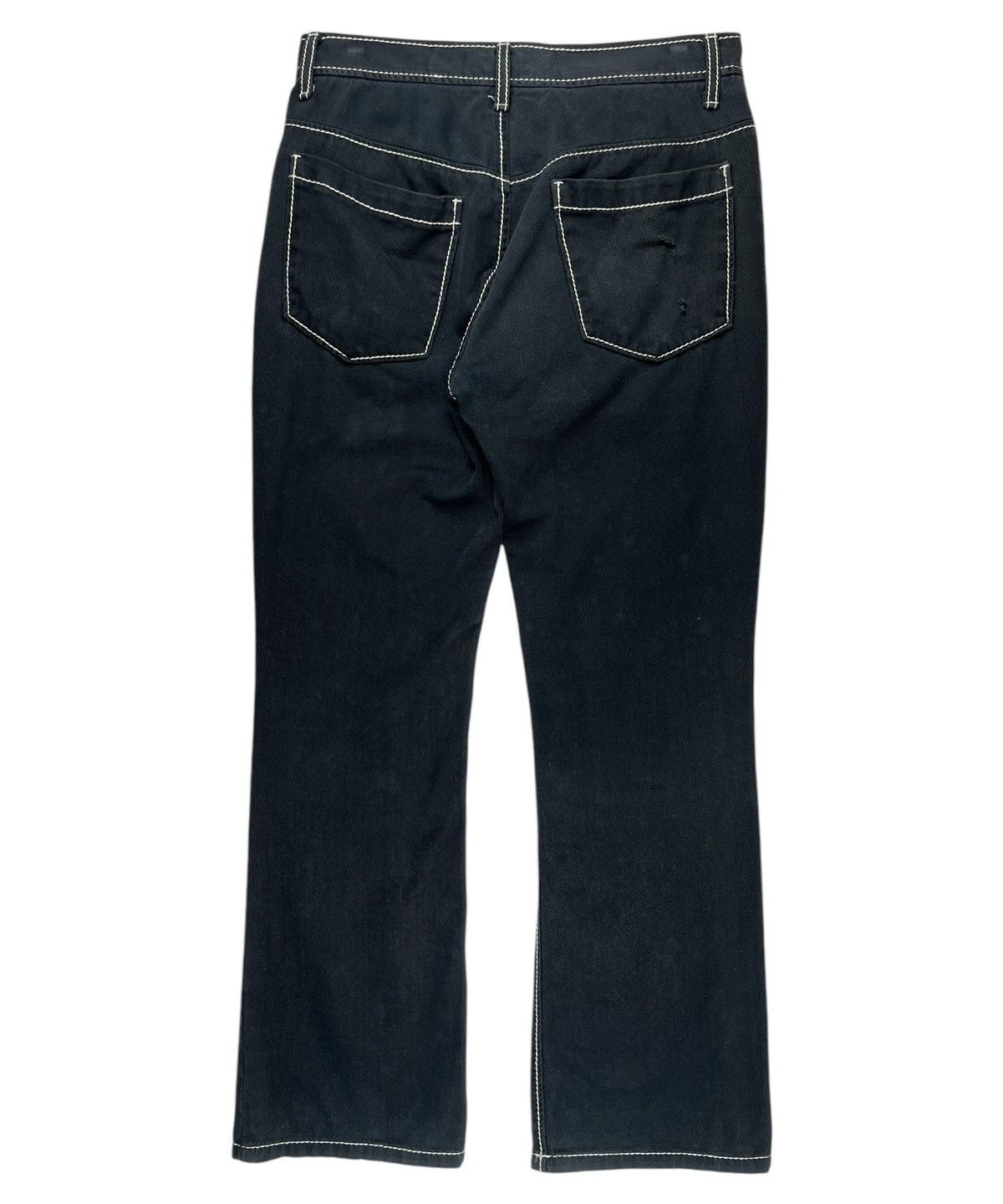Junya Watanabe Junya Watanabe Bootcut Faded Contrast Stitch Pants Size US 30 / EU 46 - 2 Thumbnail