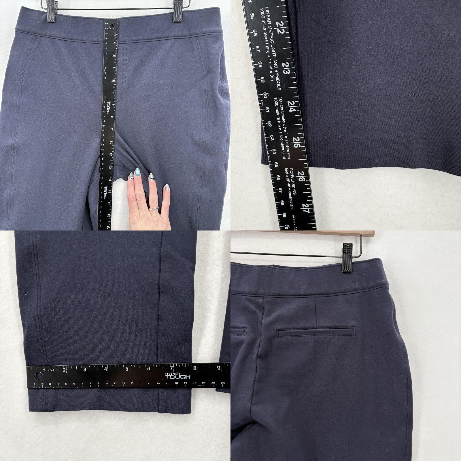 Spanx SPANX SuperSmooth PerfectFit Ponte Slim Straight Pants Womens XL Petite Blue Size 40" / US 18 - 8 Thumbnail
