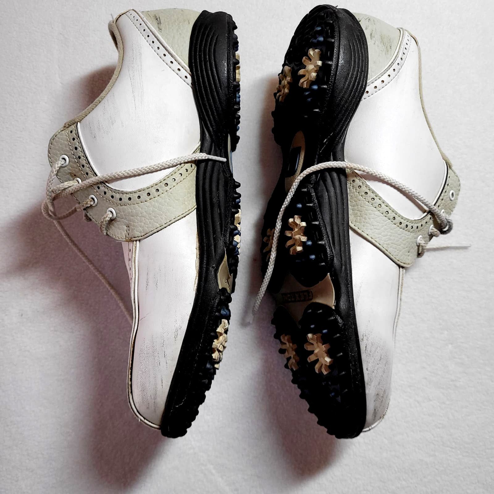 Footjoy FJ FootJoy GreenJoys Golf Saddle Shoes Mens 10 M White Size US 10 / EU 43 - 3 Thumbnail