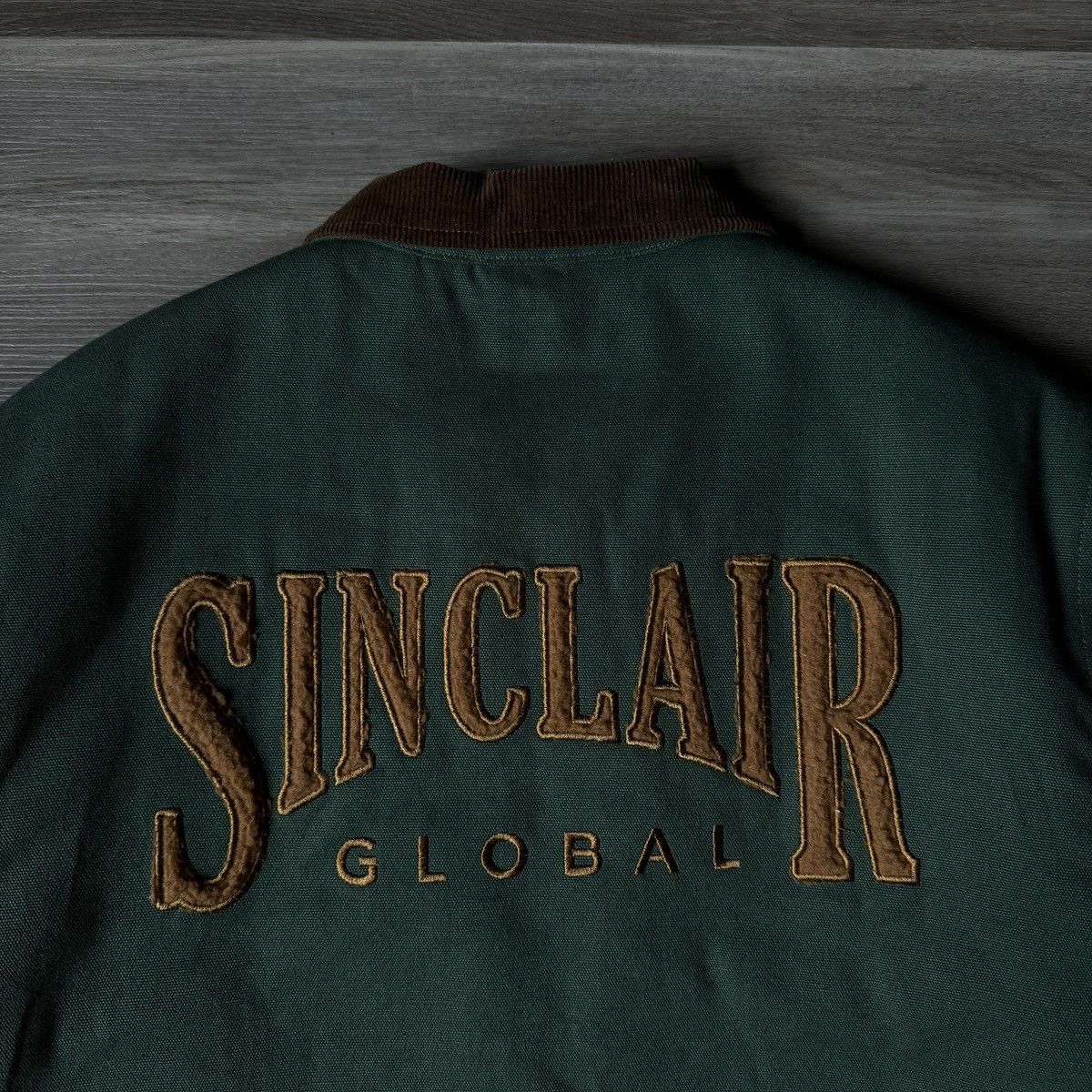 Sinclair Global SINCLAIR COLLAR CANVAS WORK JACKET - OLIVE MSRP: $180 Size US S / EU 44-46 / 1 - 3 Thumbnail