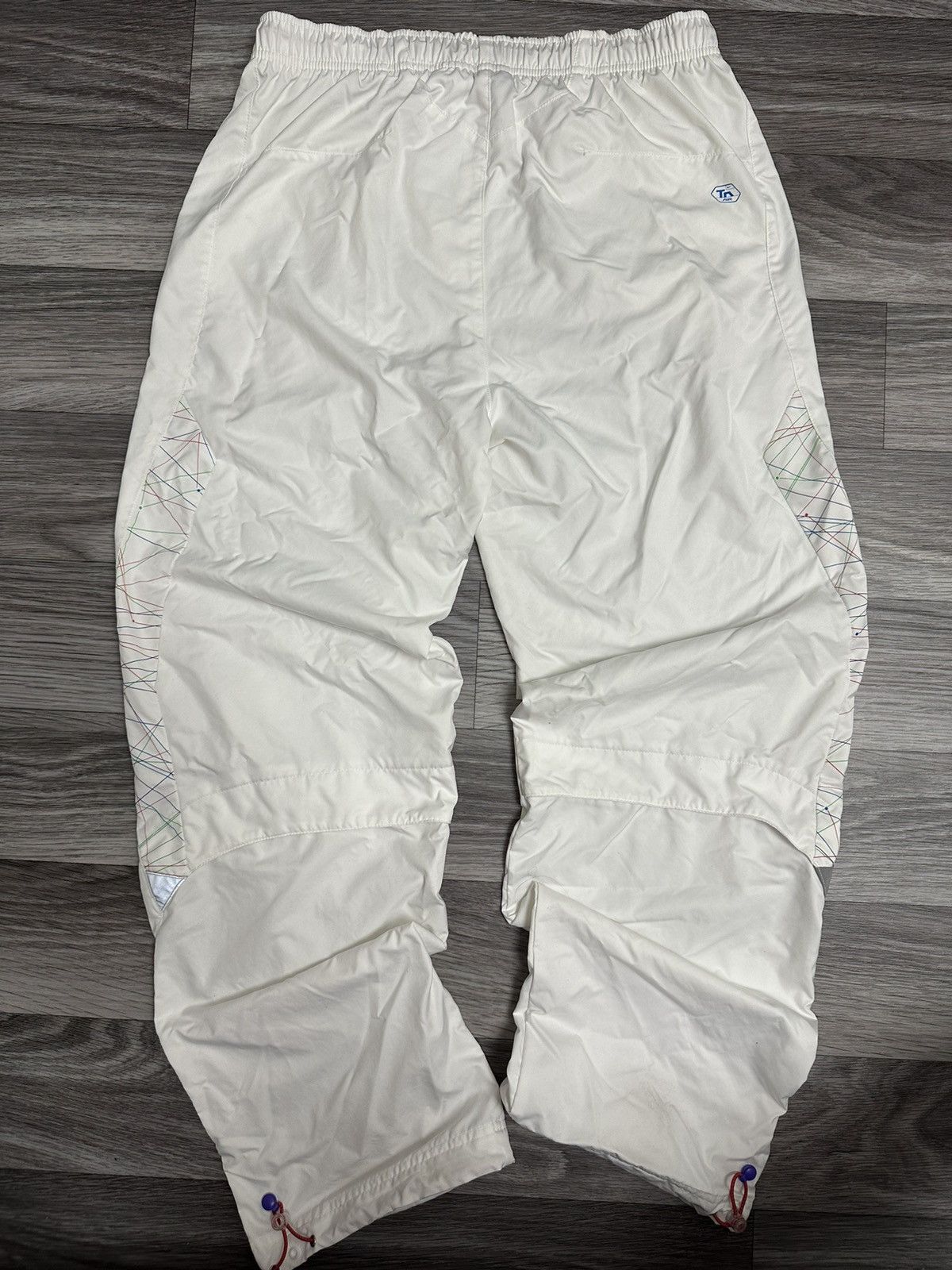 Nike × Nike ACG × Vintage Vintage Nike Tn white nylon trackpants y2k drill 2000s hype Size US 32 / EU 48 - 12 Thumbnail