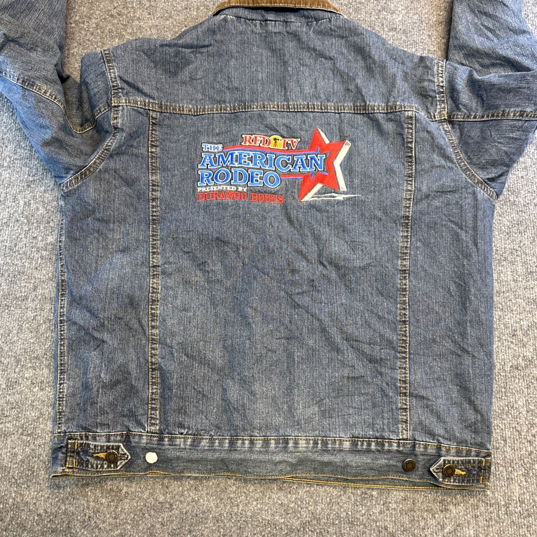 Wrangler Wrangler Denim Jacket Men M Corduroy Flannel Lined VTG American Rodeo Western Jeans Jacket Mens Size US M / EU 48-50 / 2 - 6 Thumbnail